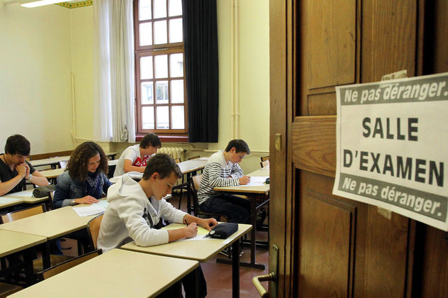 Les terminales des séries générale et technologique passaient ce matin la 1ère épreuve de philosophie du baccalauréat (photo d'illustration) © MAXPPP