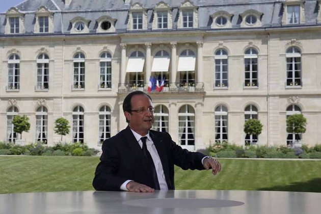 François Hollande s'est livré dimanche à l'exercice de l'interview télévisée du 14 juillet. © REUTERS