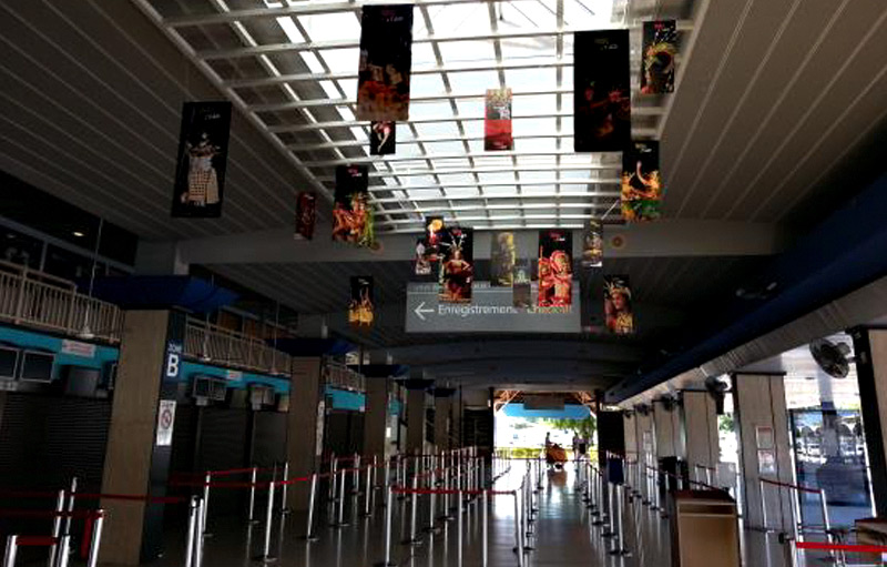 L aéroport de Tahiti-Faa a célèbre le Heiva © DR