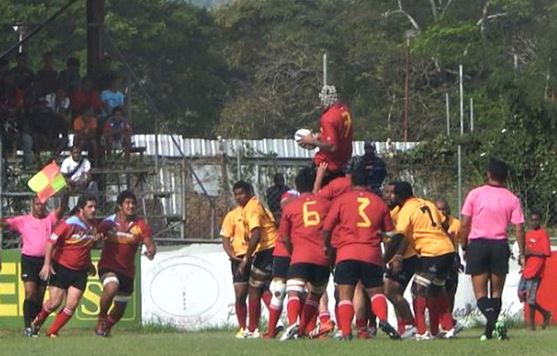 Tahiti contre l équipe de Papouasie Nouvelle-Guinée © rugbyclubdepirae.pf