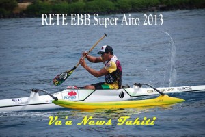 Ebb Rete remporte la 2ème étape du Super Aito © Facebook Va'a News 