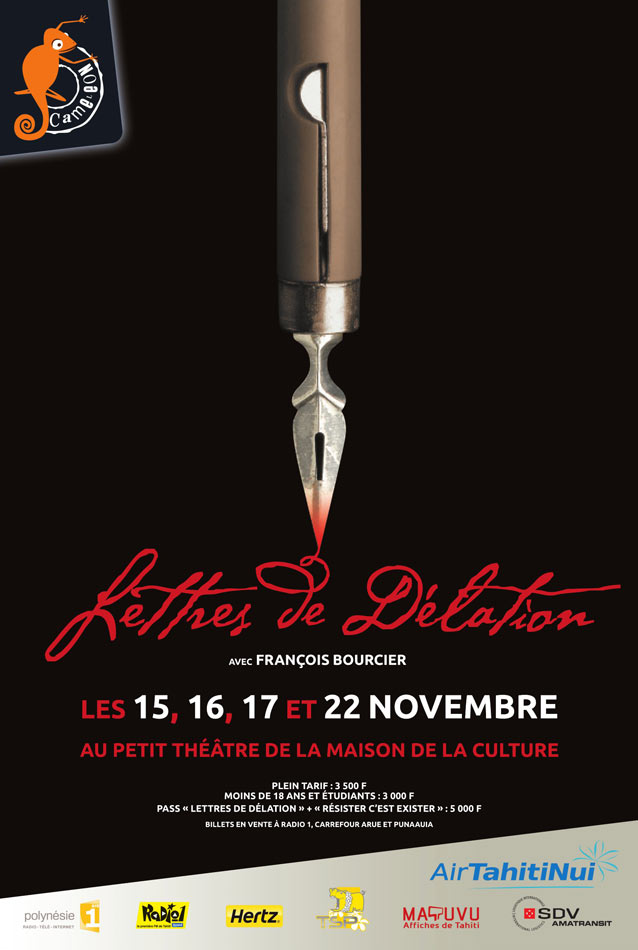 Affiche Lettres de délation