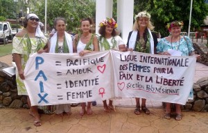 La section Polynésie française de la Ligue Internationale des Femmes pour la Paix et la Liberté © Tamara Sentis