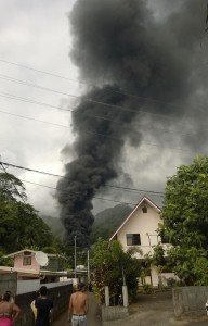 Incendie à la Charcuterie du Pacifique © Radio1