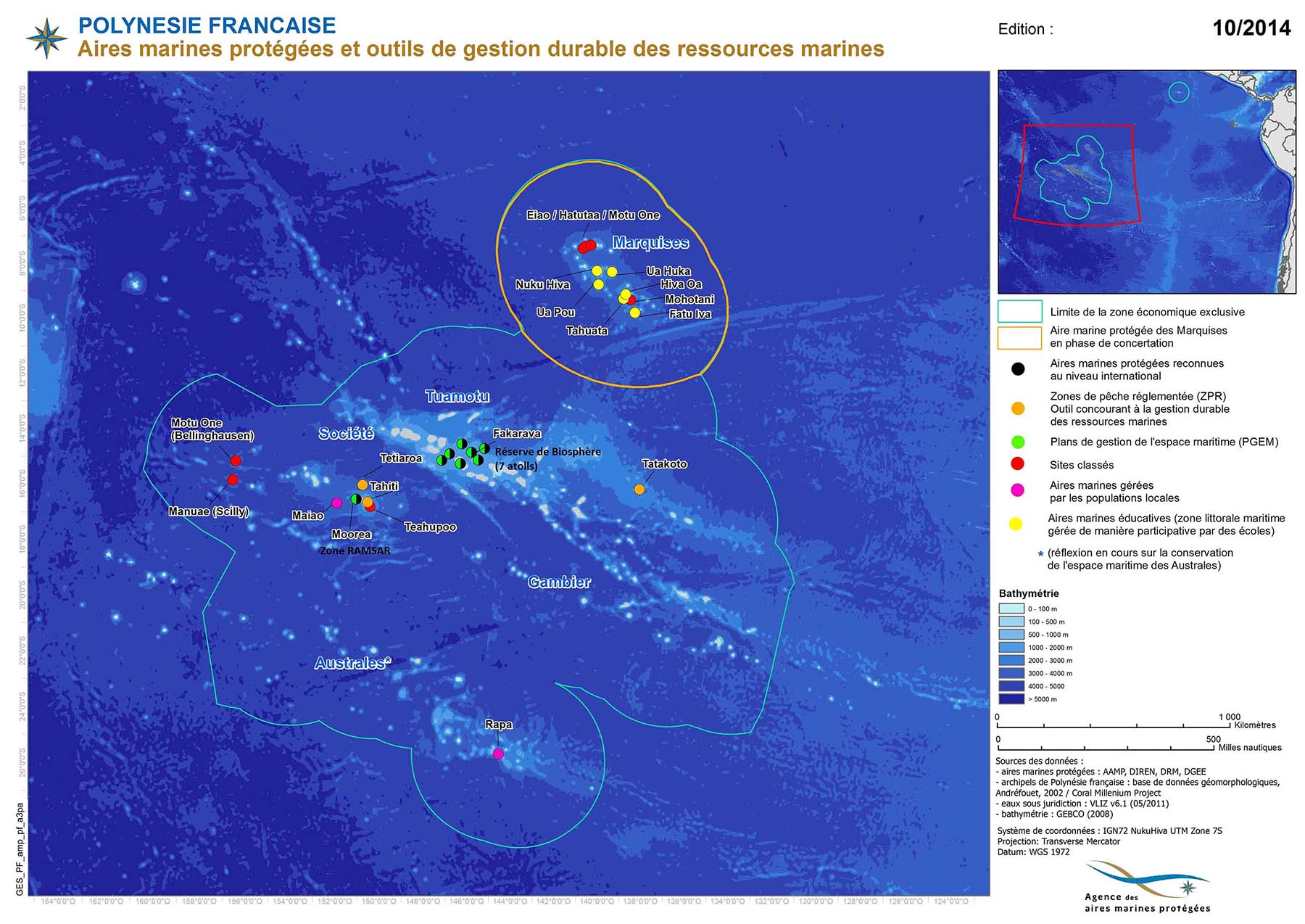 Aire marine protégée aux Marquises : lancement de la phase de concertation ©DR