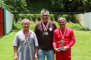 Les podiums pistolet Standard et Oceania Shooting