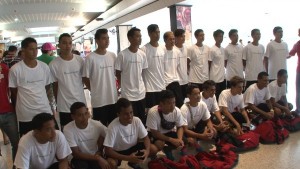U17 départ