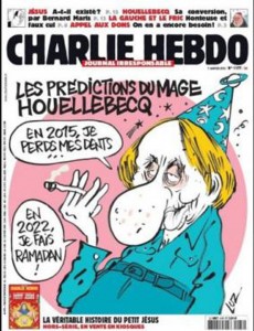 C'est la UNE du dernier numéro de Charlie Hebdo sorti le jour même de l'attentat dans sa rédaction, mercredi. 