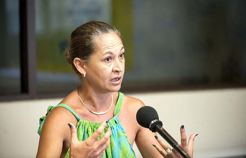 La présidente de Polynésie Alzheimer, Teave Chaumette © Cédric Valax