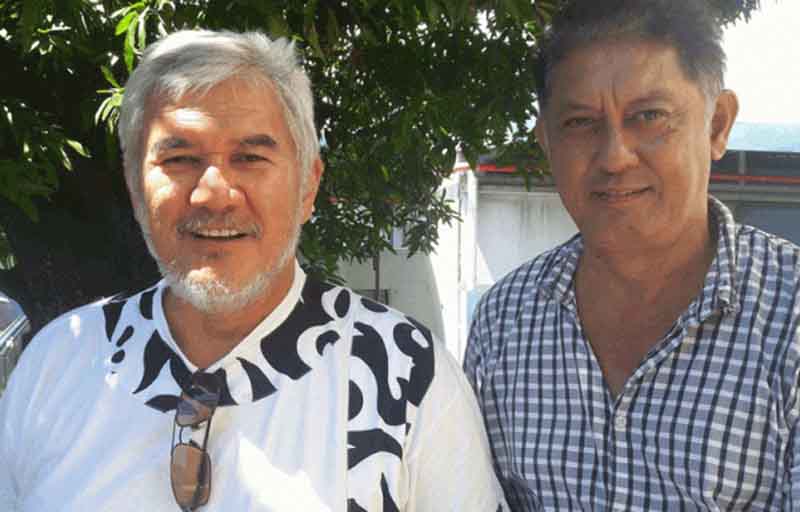 Mahinui Temarii et Jean-Paul Urima. ©Radio1