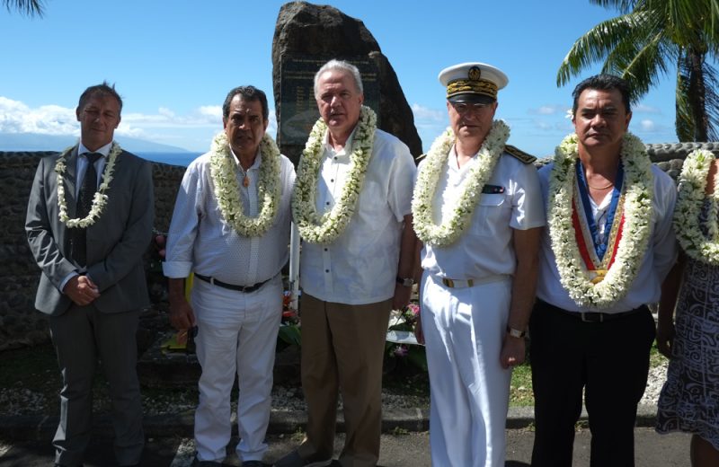 Neven Mimica member of the EC in charge of international cooperation and development in location at Moorea for the 17th OCT-EU forum