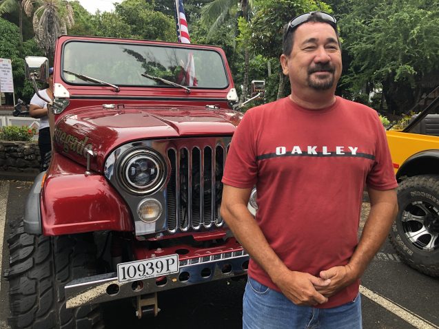 Teva Urima, président de la team Tahiti Jeep