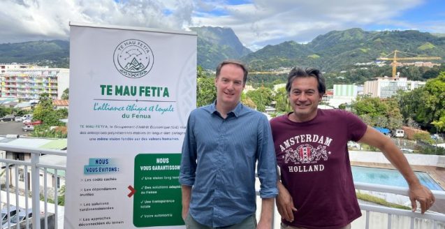 Thibaud Sery et Cyril Vinh-Tung, membres de Te Mau Feti'a