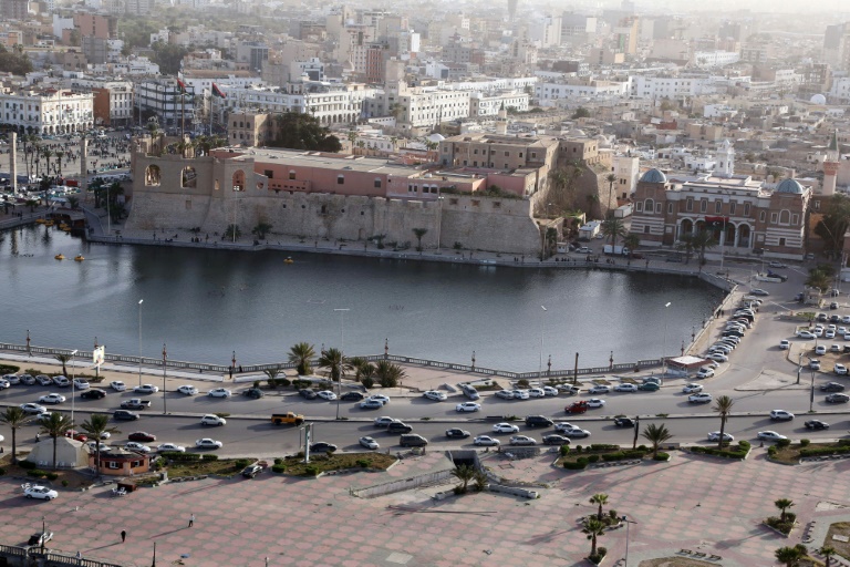 Une vue a&eacute;rienne de la capitale libyenne Tripoli, le 25 f&eacute;vrier 2016. &copy; AFP
