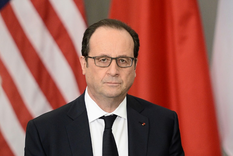 Le président François Hollande à Washington, le 1er avril 2016. © AFP